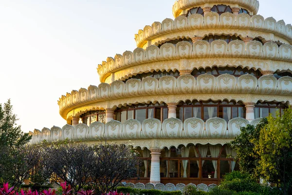 Bangalore India 2023 Close Beautiful Roof Architecture Art Living Ashram — Stock Fotó
