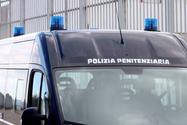 Cellulare, a van used by the Italian Penitentiary Police for the transport of prisoners. High quality photo