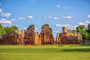 San Ignacio, Misiones, Arjantin harabelerinin panoramik manzarası