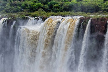 Iguazu Şelalesinin kenarında, Misiones, Arjantin