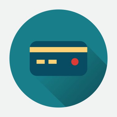 Kredi kartı simgesi veya logo izole edilmiş işaret vektör çizimi - yüksek kaliteli retro biçim vektör simgeleri