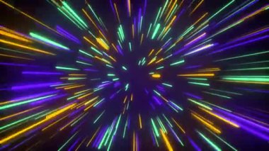 Fütürist retro ışık patlaması canlandırma arkaplan etkisi