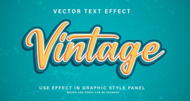 Metin Efekti için Düzenlenebilir Grafik Biçimi. Eski Biçim