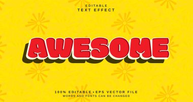 Düzenlenebilir metin biçimi efekti - Harika metin biçimi teması.