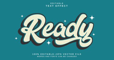 Düzenlenebilir metin biçimi efekti - Metin biçimi temasını hazırla.