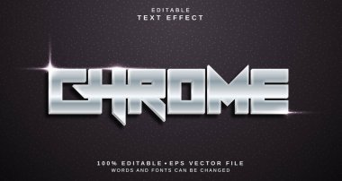 Editable text style effect - Chrome text style theme.