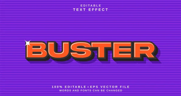 Szerkeszthető Szöveges Stílus Hatás Buster Szöveges Stílus Téma — Stock Fotó