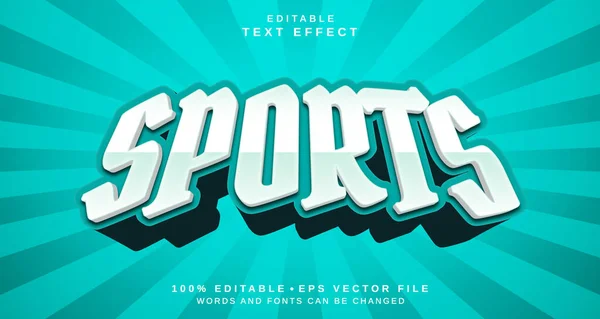 Efeito Estilo Texto Editável Tema Estilo Texto Esportivo — Fotografia de Stock
