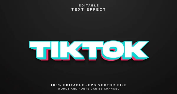 Editable Text Style Effect Tiktok Text Style Theme — 스톡 사진