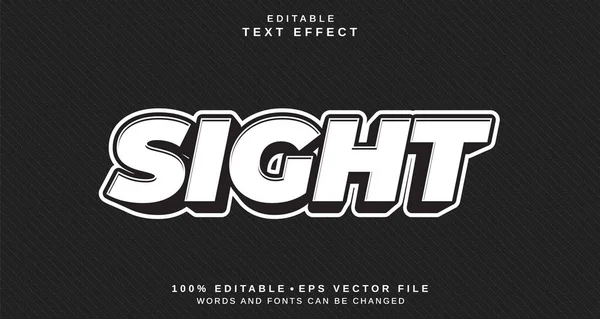 テキストスタイル効果の編集 Sight Text Styleテーマ — ストック写真
