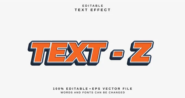 Editable text style effect - Text-z text style theme.