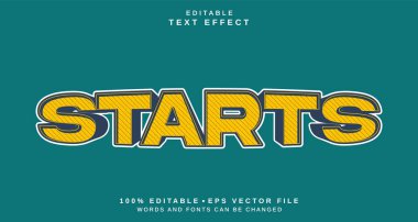 Düzenlenebilir metin biçimi efekti - metin biçimi temasını başlatır. projeniz için