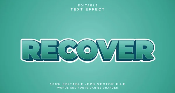 Trendy Editable Tosca Text Style Modern Tosca Háttér Projekt — Stock Vector