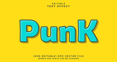 Düzenlenebilir metin biçimi efekti - Cyberpunk metin biçimi teması. projeniz için