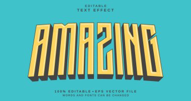 Düzenlenebilir metin biçimi efekti - İnanılmaz metin biçimi teması. projeniz için