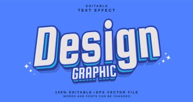 Düzenlenebilir metin biçimi efekti - Basit Mavi metin biçimi teması. projeniz için