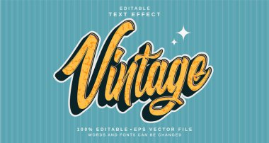 Düzenlenebilir metin biçimi efekti - Klasik metin biçimi teması. projeniz için