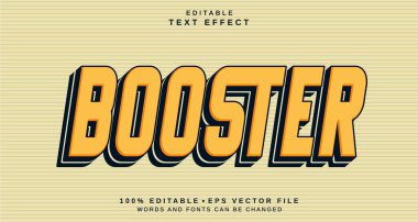 Düzenlenebilir metin tarzı efekti - Destekleyici metin biçimi teması. projeniz için