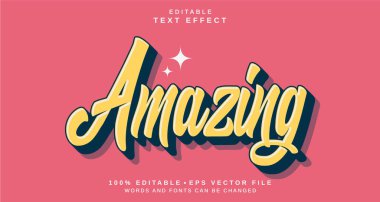 Düzenlenebilir metin biçimi efekti - İnanılmaz metin biçimi teması. projeniz için