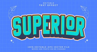 Düzenlenebilir metin biçimi efekti - Üstün metin biçimi teması. projeniz için