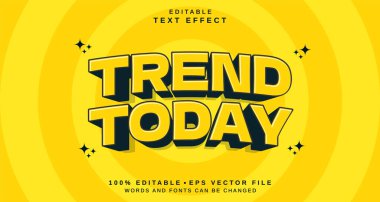 Düzenlenebilir metin biçimi efekti - Trend Today metin biçimi teması. projeniz için