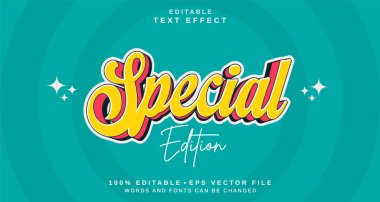 Düzenlenebilir metin biçimi efekti - Özel sürüm metin biçimi teması. projeniz için