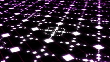 Sahne üzerinde Izgara olan Disko Sahne Deseni.