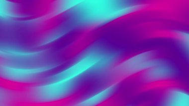 Değişken renklerle oluşan değişken sıvı dalgaları. Dinamik akış renkli sıvı döngülü arkaplanda dönerken yüzer.