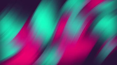 Değişken renklerle oluşan değişken sıvı dalgaları. Dinamik akış renkli sıvı döngülü arkaplanda dönerken yüzer.