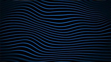 Soyut Döngü Dalga Çizgileri. Arkaplan canlandırması