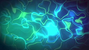 sıvı yeşil ve cyan ışık dalgası soyut doku arkaplanı.