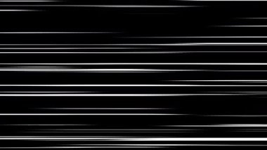 Soyut siyah beyaz çizgili çizgi çizgi çizgi roman hız çizgilerini anımsatıyor. Kusursuz döngü canlandırması.