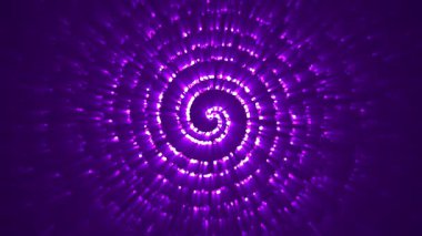Soyut Parlayan Parçacık Sarmal Arkaplanı.
