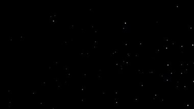 Kar örtüsü efekti, siyah arkaplanda kar taneleri.