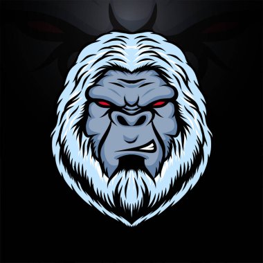 yeti maskot logosu tasarımı