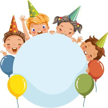 Web sitesi afişi, afişi, afişi, broşürü, davetiyesi için doğum günü partisi temsilciliği. 