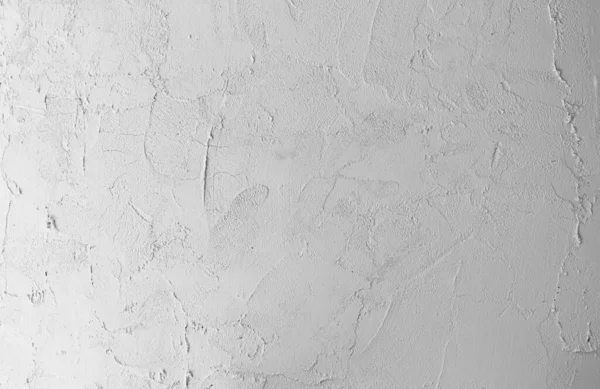 Textured Background Coarse Cement Plaster Wall White Background Black White — Stockfoto
