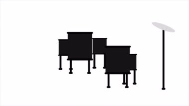 Müzik günü uluslararası davullar, sanat videosu illüstrasyonu.