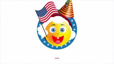 George Washingtons 'ın doğum günü, sanat videosu illüstrasyonu.