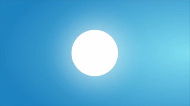 Ekinoks bahar gecesi, sanat videosu illüstrasyonu.