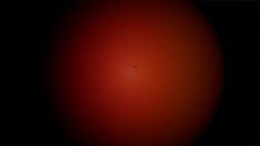 Cadılar Bayramı Mutlu Soyut Turuncu Ay Tipografisi, Sanat Videosu İllüstrasyonu.