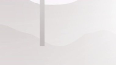 İyi cumalar. Dağlarda üç haç, sanat videosu illüstrasyonu..