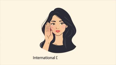 Sağır Uluslararası Kız İşitme Cihazı, Sanat Videosu İllüstrasyonu.