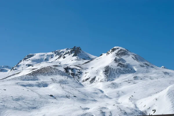 Summit Serenity Peaceful Winter Mountain Landscape — Stock Photo, Image