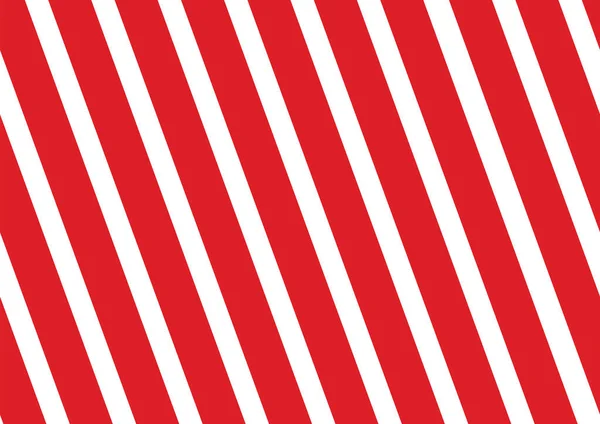 飴杖の模様を縞模様 斜めの直線クリスマスの背景 赤と白のペパーミント包装紙 シンプルなトレンディーな背景イラスト — ストックベクタ