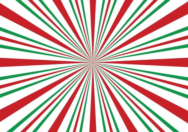 Sweet Red Green White Candy Abstract Spiral Background Christmas Celebration — Stock Vector