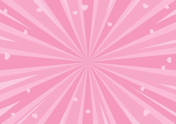 Abstrakter Pinkfarbener Hintergrund Mit Kleinen Herzen Dekoration Banner Motto Lol — Stockvektor