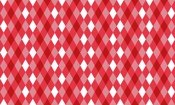 Nahtloses Muster Roter Nahtloser Rautenhintergrund Abstrakte Einfache Geometrische Textur — Stockvektor