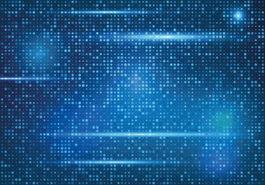 Teknoloji mavi arka plan. Modern geometrik doku. Soyut dijital teknoloji tasarımı. Dijital teknoloji mavi arka plan, çevrimiçi siber teknoloji algoritması, soyut devre teknolojisi, yenilik