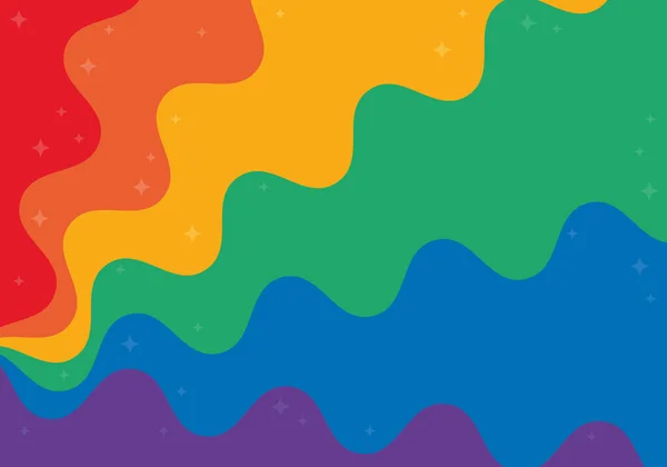 6月のLgbtプライド月間 レズビアンゲイバイセクシャル性転換 毎年お祝いだ Lgbtの旗 レインボーラブのコンセプト 人権と寛容 ポスター カード バナー ベクトル図 — ストックベクタ